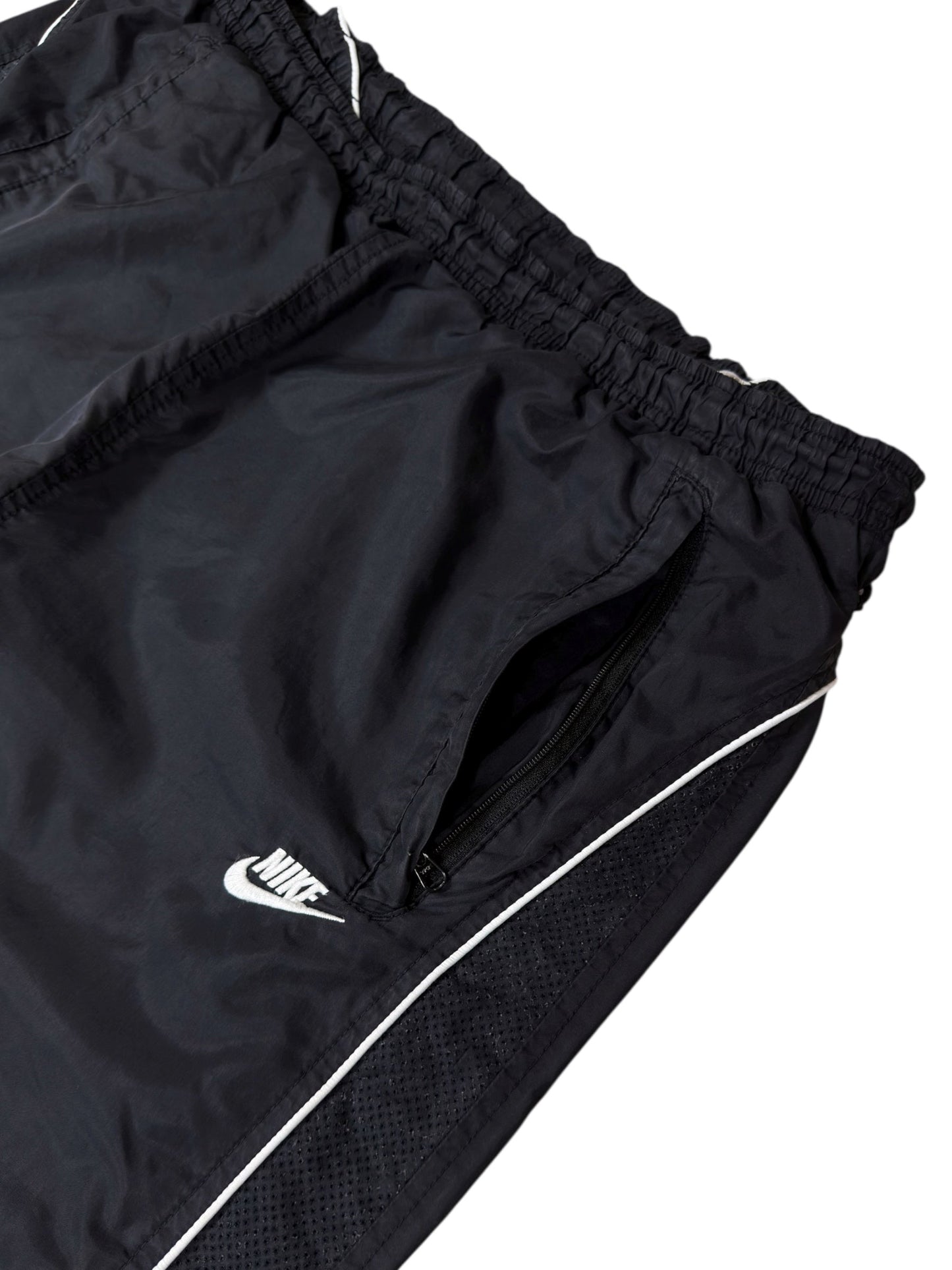 (L) - SUPER RARE Vintage Nike Track Pants Black | Y2K 2000s