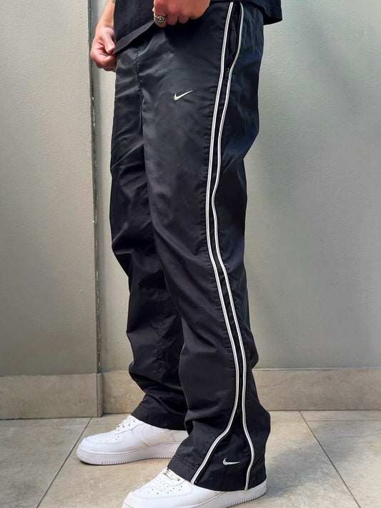 (S) - SUPER RARE Vintage Nike Track Pants Black | Y2K 2000s