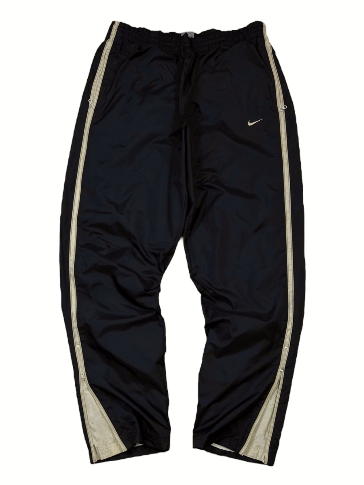 (M) - SUPER RARE Vintage Nike Track Pants Black | Y2K 2000s