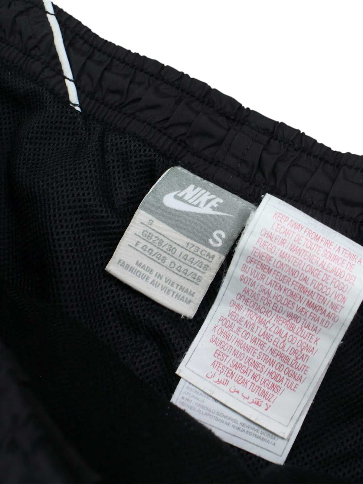 SUPER RARE Vintage Nike Track Pants Black | Y2K 2000s (S)