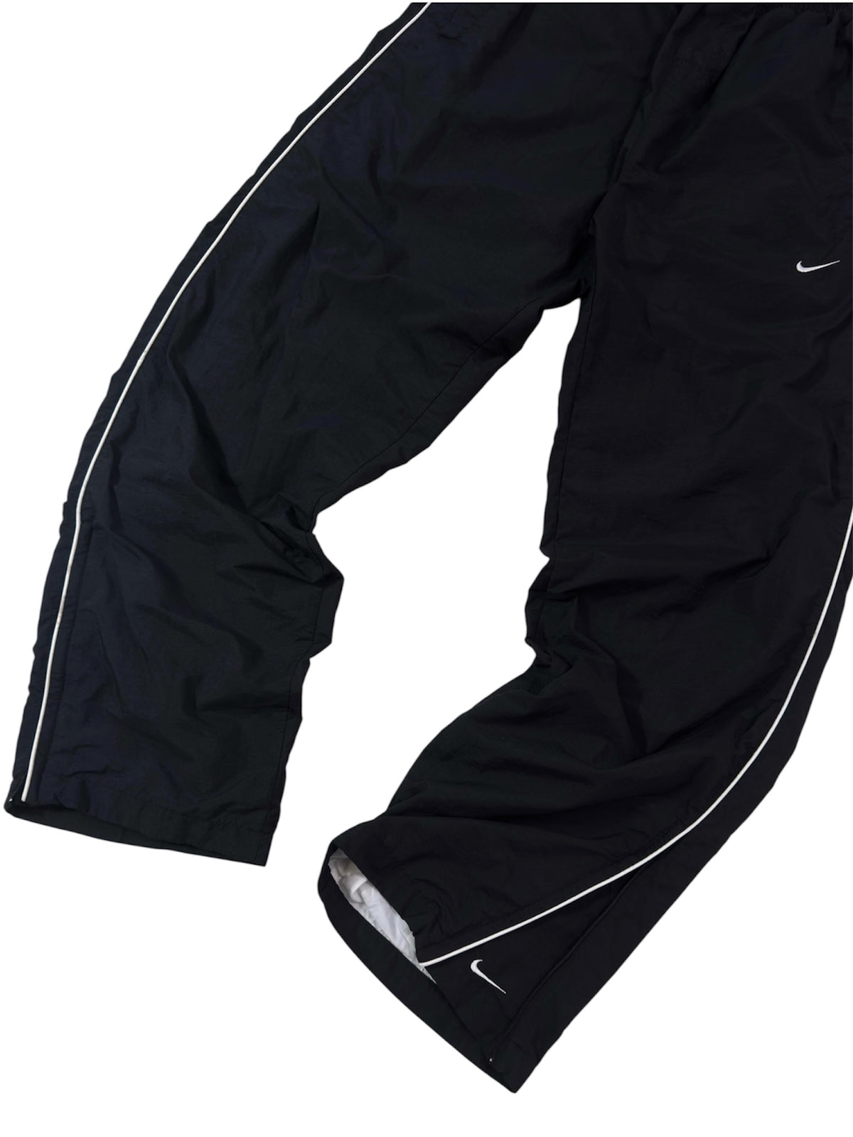 (M) - SUPER RARE Vintage Nike Track Pants Black | Y2K 2000s