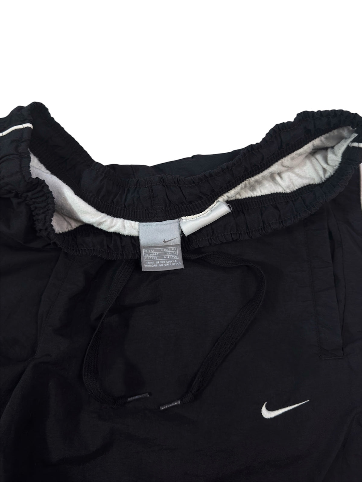 (M) - SUPER RARE Vintage Nike Track Pants Black | Y2K 2000s