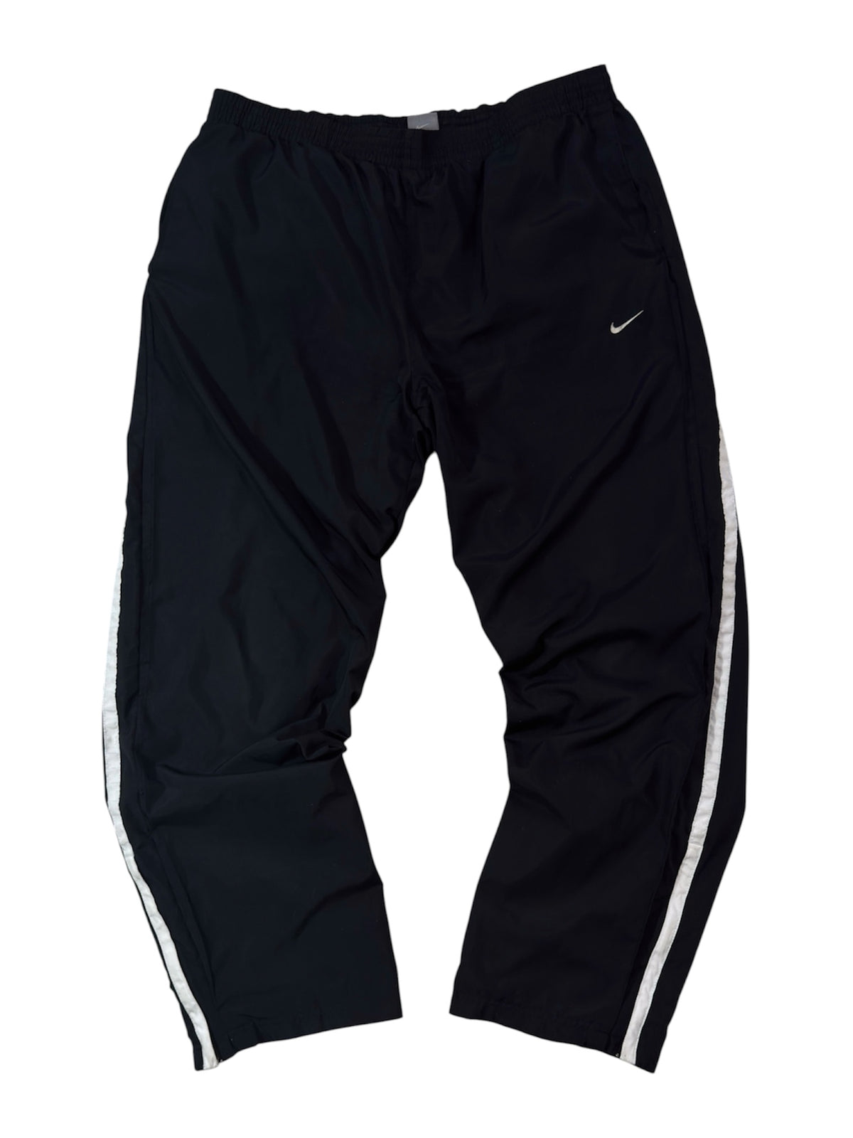 (L) - RARE Vintage Nike Track Pants Black | Y2K 2000s