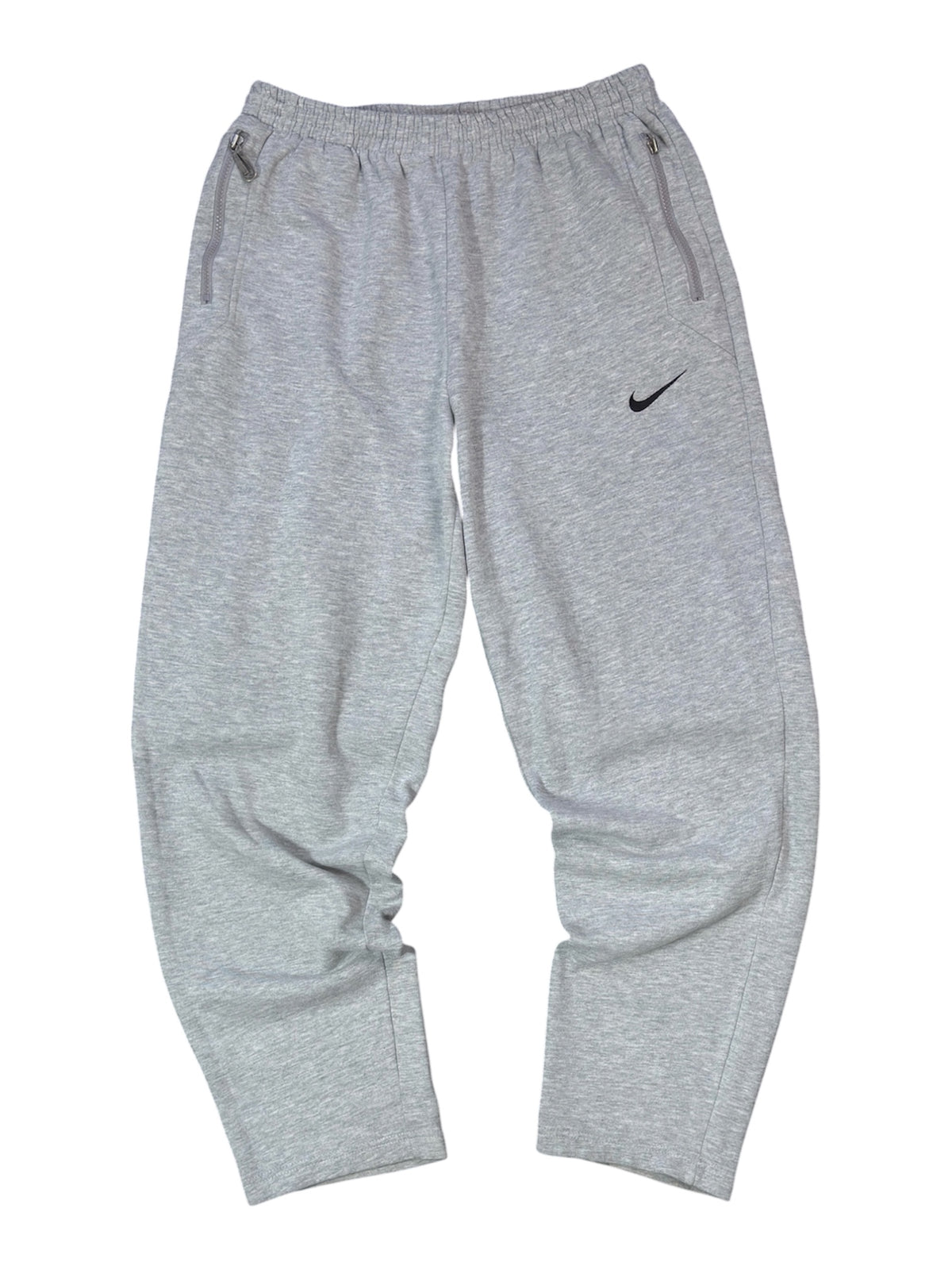 (M) RARE 1990s Nike Baggy Joggers Grey Open Leg