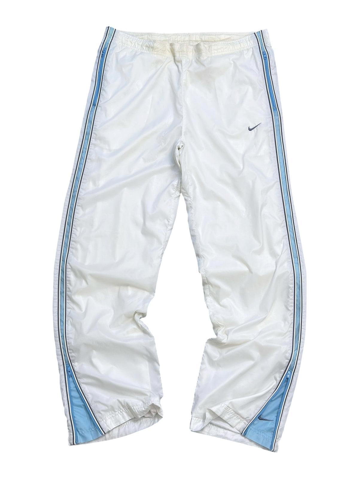 (S) - SUPER RARE Vintage Nike Track Pants White | Y2K 2000s