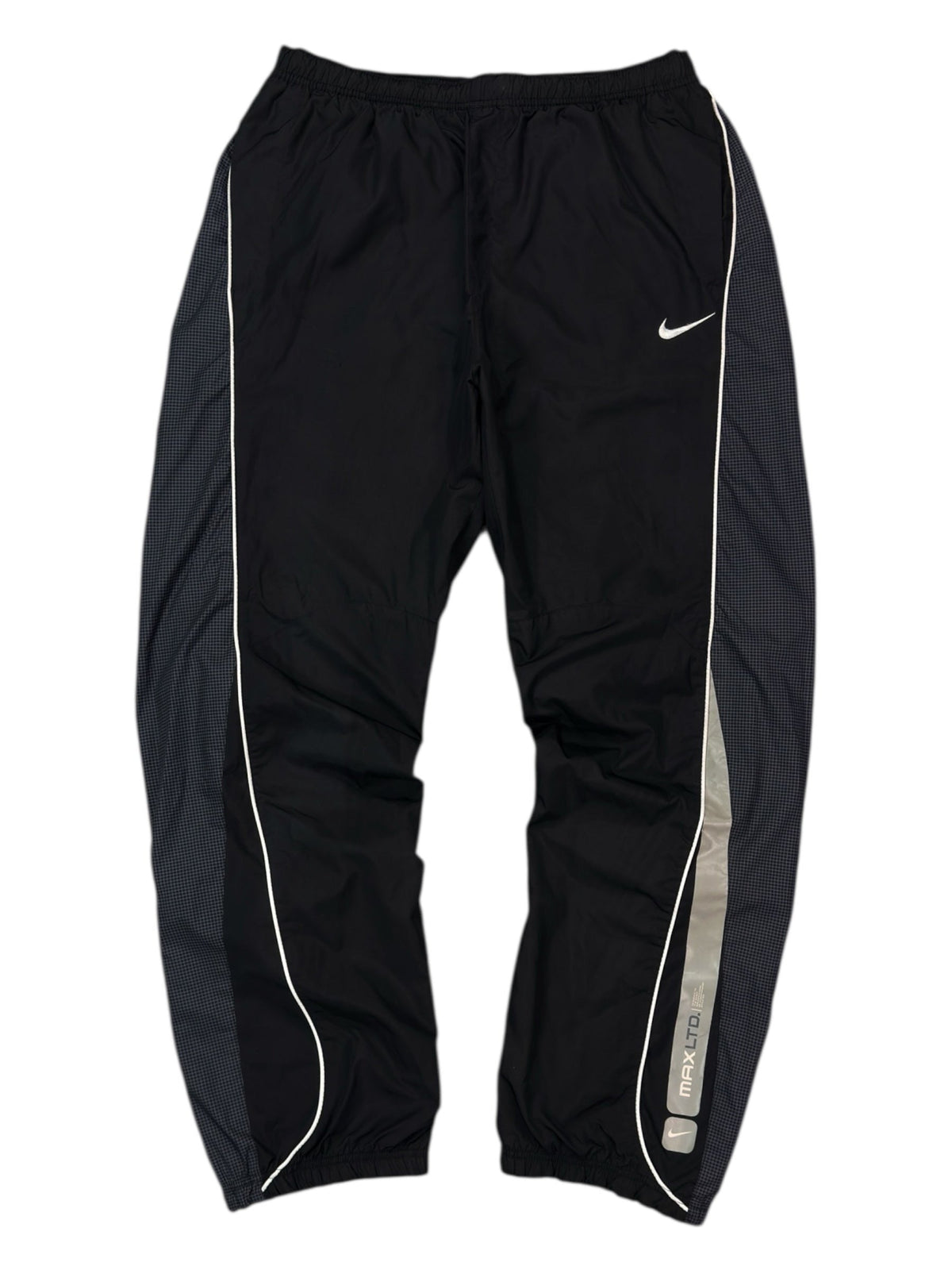 (L) - SUPER RARE Vintage Nike Air Max Track Pants Black | Y2K 2000s