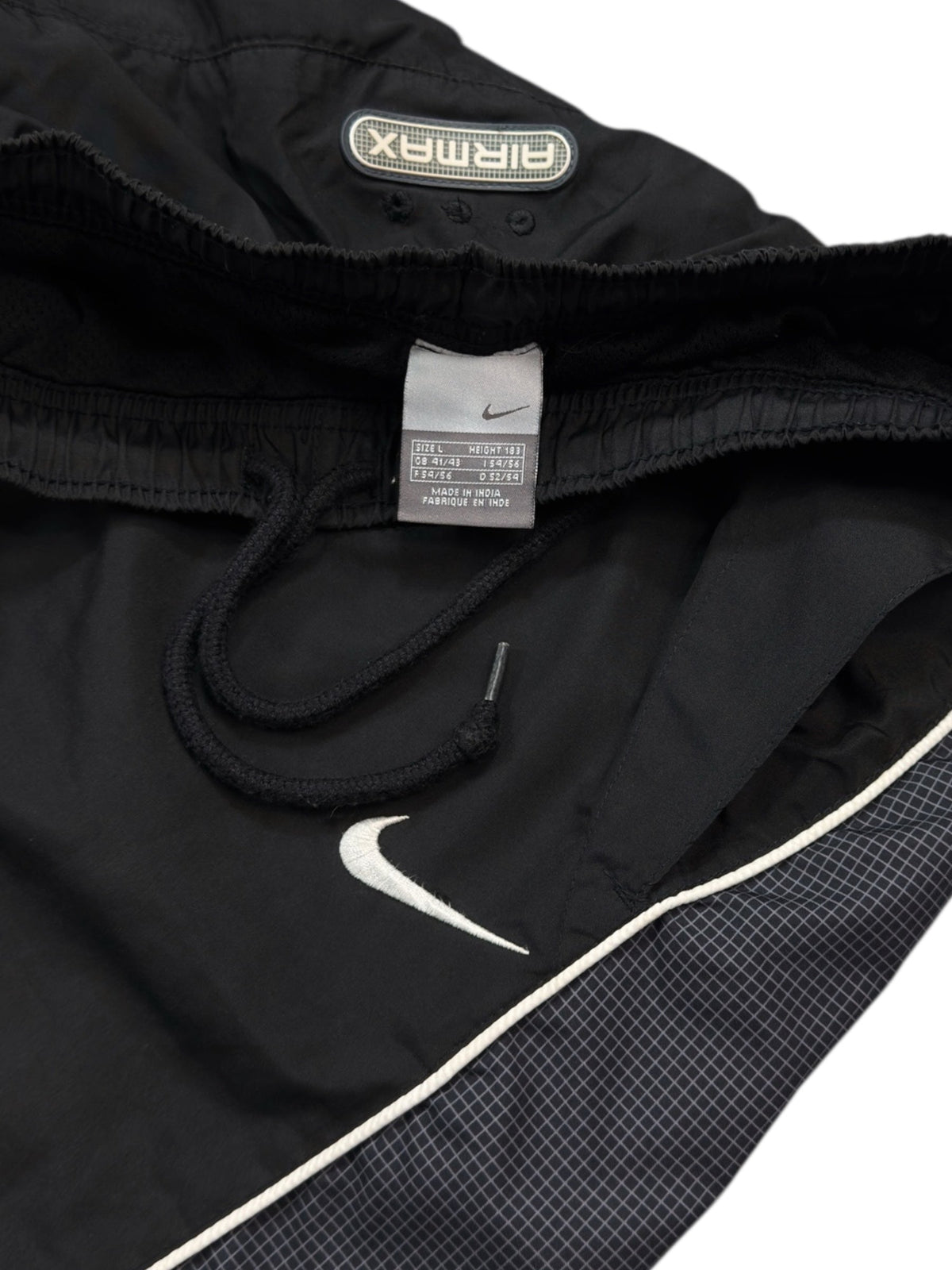 (L) - SUPER RARE Vintage Nike Air Max Track Pants Black | Y2K 2000s