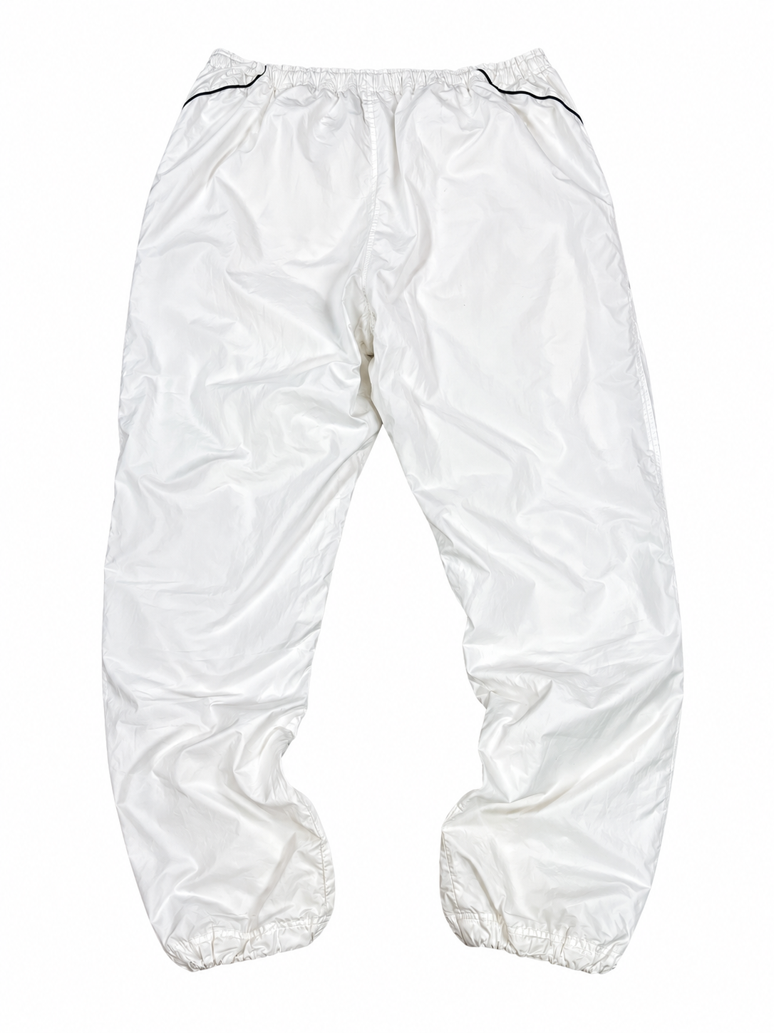 (L) - SUPER RARE Vintage Nike Track Pants White | Y2K 2000s
