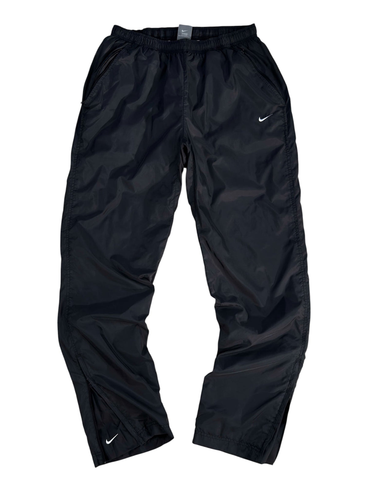 (S) - SUPER RARE Vintage Nike Track Pants Black | Y2K 2000s