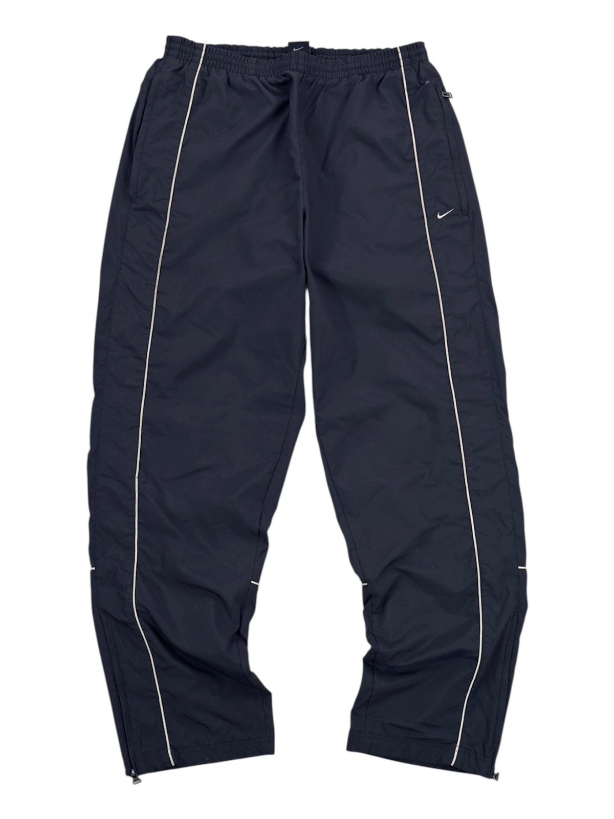 SUPER RARE Vintage Nike Track Pants Grey | Y2K 2000s (S)