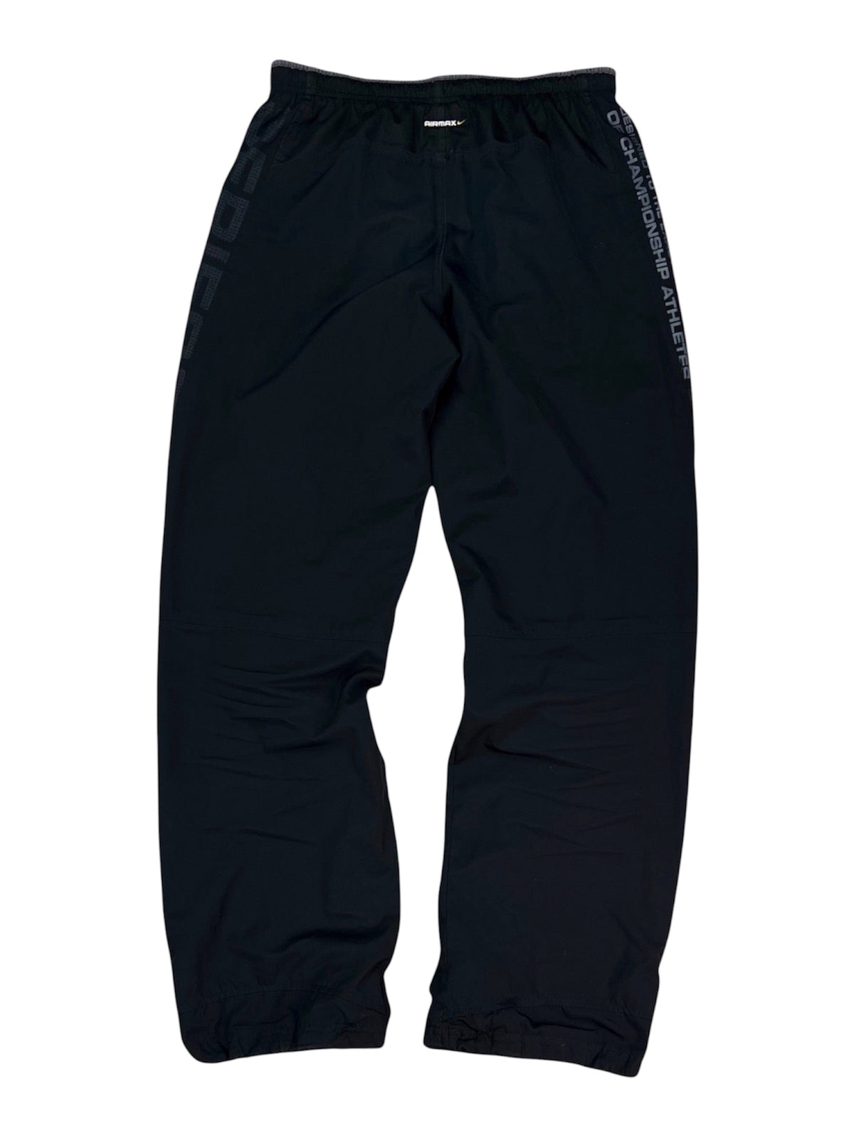 SUPER RARE Vintage Nike Air Max Track Pants Black | Y2K 2000s (S)