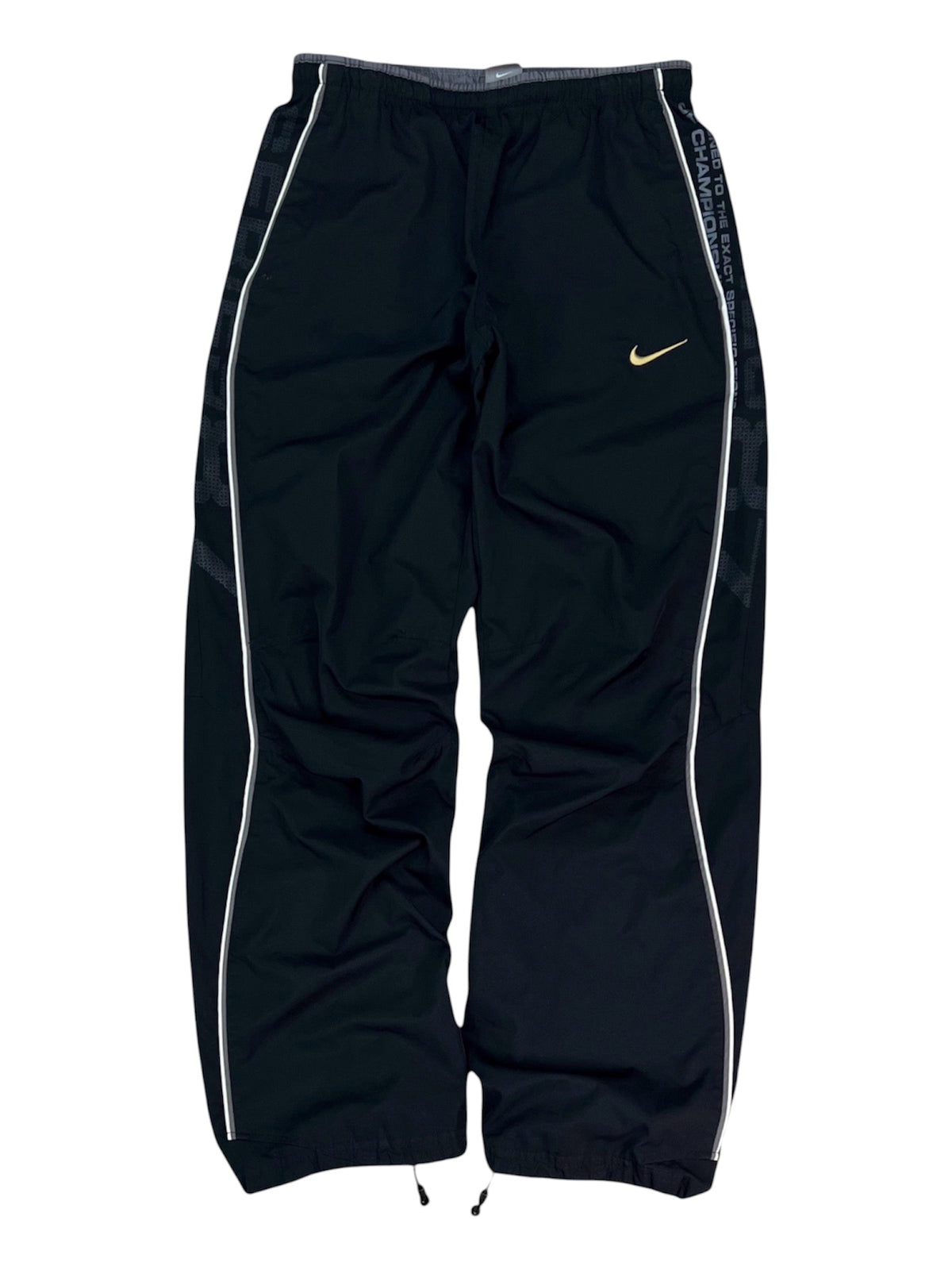 SUPER RARE Vintage Nike Air Max Track Pants Black | Y2K 2000s (S)